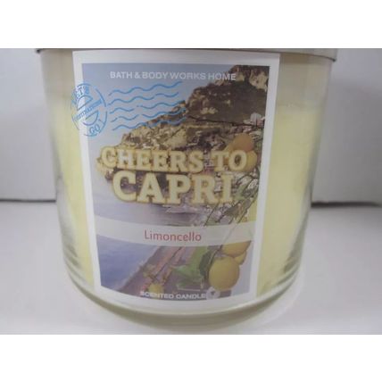 Bath & Body Works 3-wick 14.5 oz Candle Limoncello Cheers To Capri