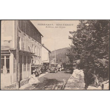 Hôtel Faraut, Avenue des Alpes, Peira-Cava, 1927 - Giletta CPA