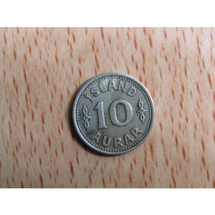 Iceland 1940 10 Aurar Coin