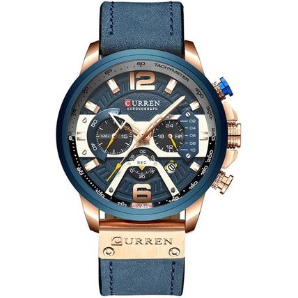 CURREN Chronograph Men's Sports Watch – Stylish & Waterproof Analog Quartz Wrist