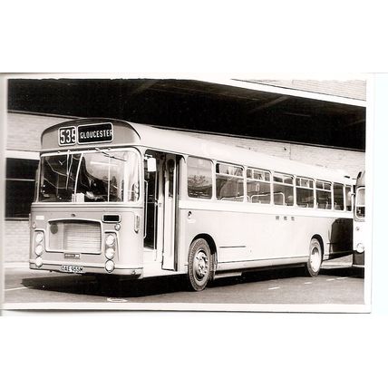 Black & White Photograph of Bristol Omnibus Co. Ltd. - OAE 955M