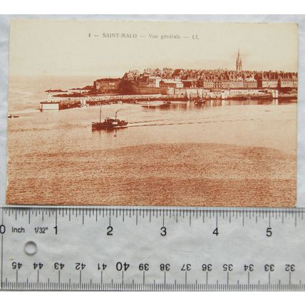 vintage postcard Saint Malo General View