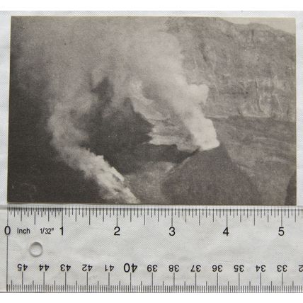 1921 postcard Vesuvius Smoking Crater 1921