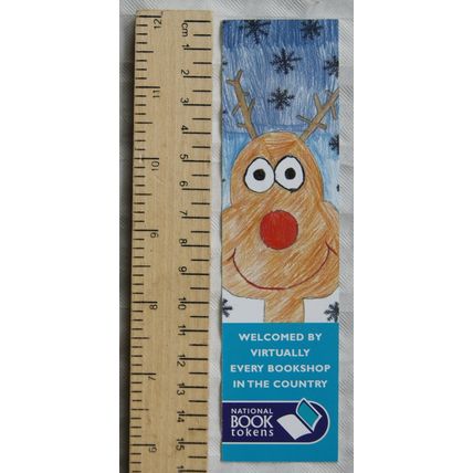 Vintage bookmark - National Book tokens - Welcomed by virtually every bookshop