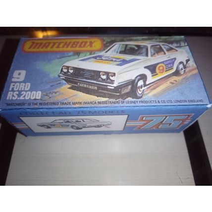 Matchbox - No9 Ford Escort RS 2000 - Replica / copy box