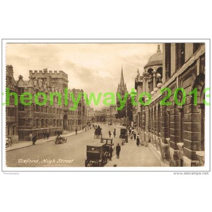 OXFORD, HIGH STREET, OXFORDSHIRE, ENGLAND, 1910/20s?, Postcard
