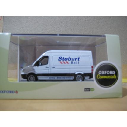 Oxford 76MSV002 Mercedes Sprinter Van Stobart Rail