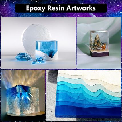 KISREL Epoxy Resin 82OZ - Crystal Clear Epoxy Resin Kit - No Yellowing No Bubble
