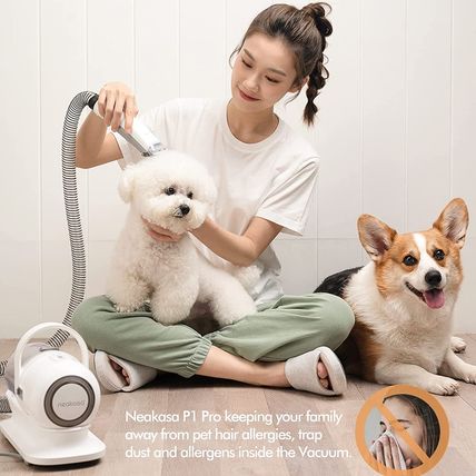 Neabot Neakasa P1 Pro Pet Grooming Kit & Vacuum Suction 99% Pet Hair, Profession