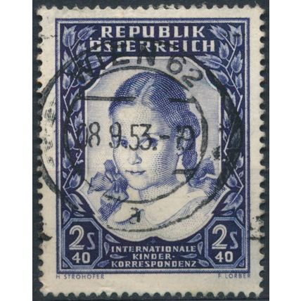 International Children's Correspondence - Austria 1952 - FH - MiNr 976