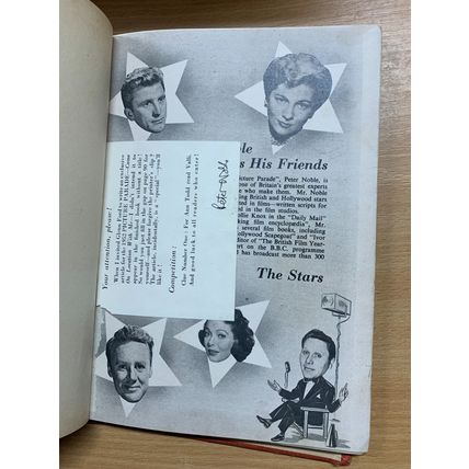 1952 "PICTURE PARADE 1952" HOLLYWOOD MOVIE STARS ILLUSTRATED HB BOOK (P3)