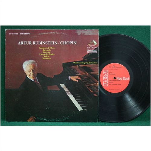 Rubinstein - Chopin: Fantaisie/Barcarolle/Berc  euse/Etudes - LSC 2889 - EX