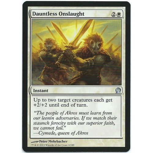 Magic the Gathering MTG Theros 006/249 Dauntless Onslaught