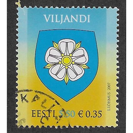 EST 2007 5.50K 'VILJANDI CITY' FINE USED (EBID63-624)