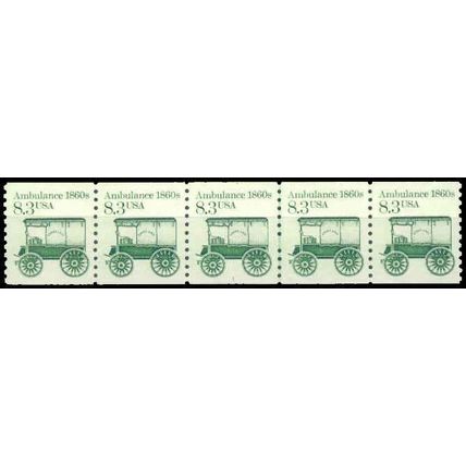 2128v 8.3c Ambulance Very Fine MNH Dry Gum PNC 1/5 + Partial # P0113