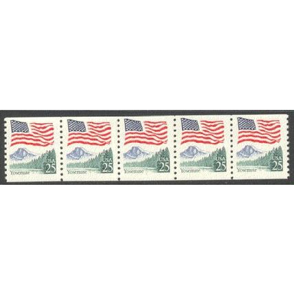 2280v 25c U.S. Flag Very Fine MNH PNC 1/5 P0786