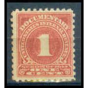Used R196 1c Series of 1914 Just Clears WA1782