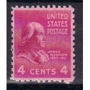 808 4c James Madison Fine MNH B0091