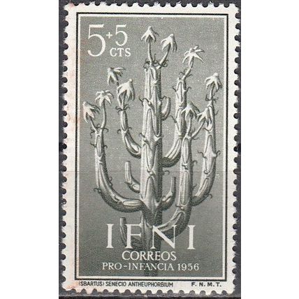 Ifni 1956 Michel 157 Neuf ** Cote (2005) 0.10 Euro Plante Senecio anteuphorbium