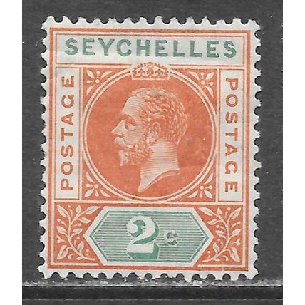 SEYCHELLES 1912 KG5 2c MINT MH SG21 21 SG