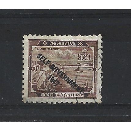 Malta.SG234 1/4d Grand Harbour,Valletta.Fine Used.Apr25a