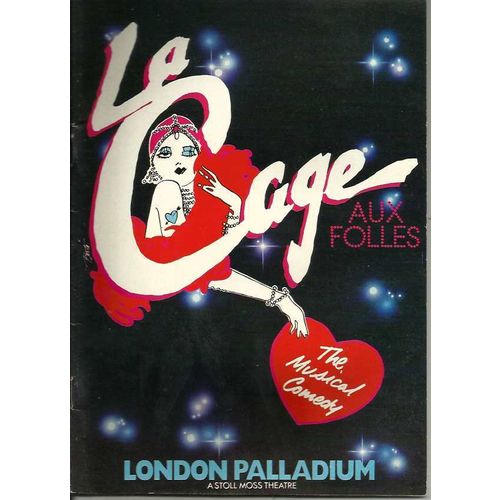 LA CAGE AUX FOLLES George Hearn, Denis Quilley 1986 London Palladium Programme