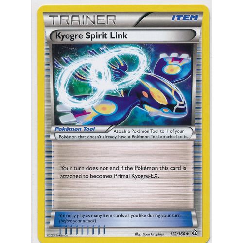 Pokemon XY Primal Clash #132/160 Kyogre Spirit Link