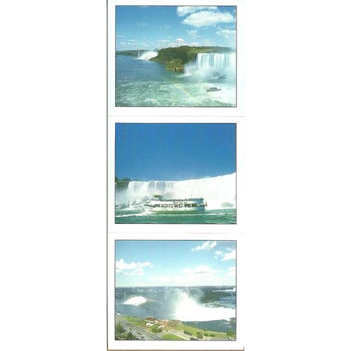 Sticker Set Niagara Falls Ontario Canada 3 Stickers 94-STS Unused