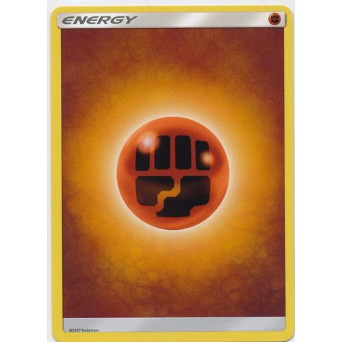 Pokemon Sun & Moon Ultra Prism Fighting Energy Card