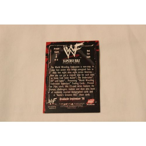 1998 Comic Images WF Superstaz Promo 1