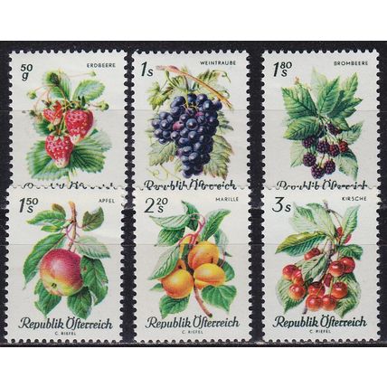 ÖSTERREICH AUSTRIA [1966] MiNr 1223-38 ( **/mnh ) Pflanzen