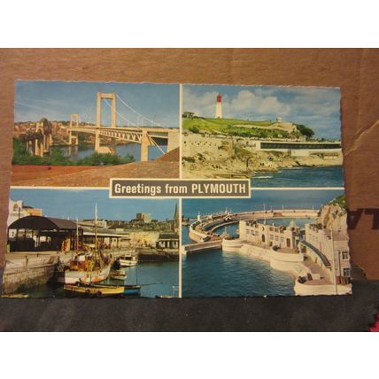 multiview, , PLYMOUTH, DEVON unused postcard by Coastal Cards Ltd vgc =