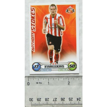 2008/09 Topps Match Attax Trading Card - Anthony Stokes, Sunderland