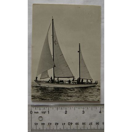 1977 postcard Yacht - Ocean Yacht Compan, Truro, Cornwall?