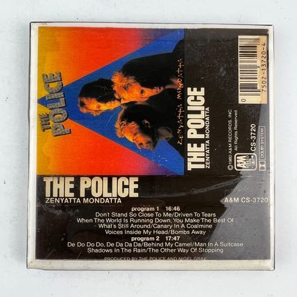 The Police Zenyatta Mondatta Cassette Album Cover Ceramic Tile Coaster