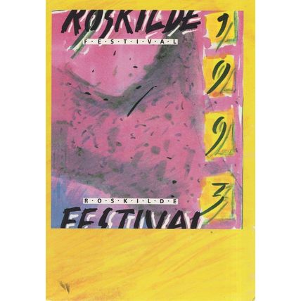 Roskilde Music Festival Denmark Velvet Underground New Order Postcard