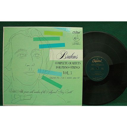Victor Aller/Hollywood String Qt. - Brahms: Complete Qt.-Vol. 3 - P 8379 - NM