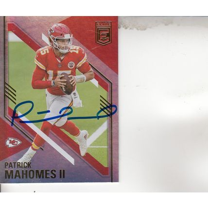 PATRICK MAHOMES II 2021 AUTOGRAPHED KANSAS CITY CHIEFS SB CHAMPION QUARTERBACK