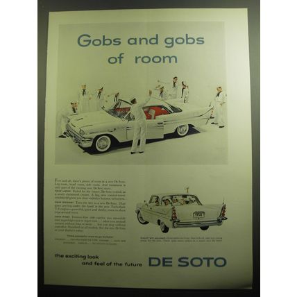 1958 De Soto Car Advertisement - Gobs and gobs of room