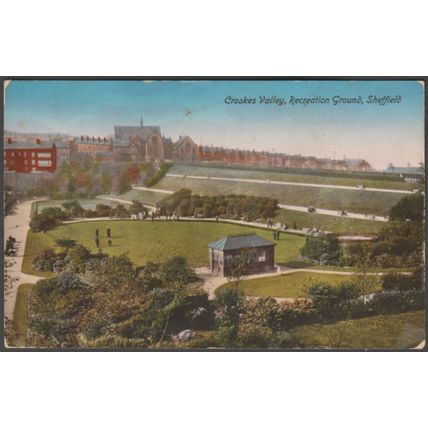 Recreation Ground, Crookes Valley, Sheffield, Yorkshire, c1910s - Valentine's PC