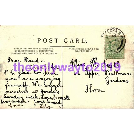 Henley Bridge, Oxon, Postcard 1907
