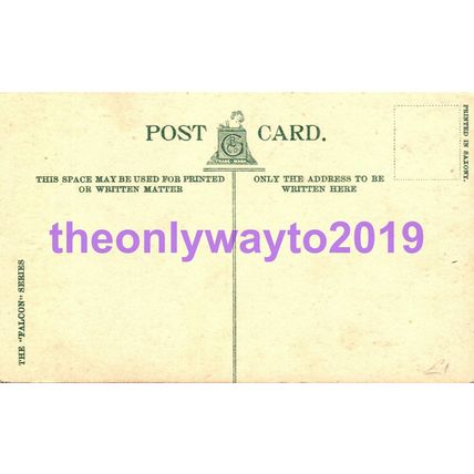 Guildhall, London, Falcon Saxony Postcard 1900s?