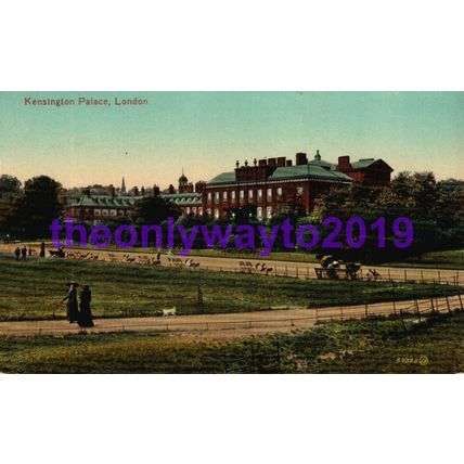 Kensington Palace, London, Valentines Postcard 1910/20s?