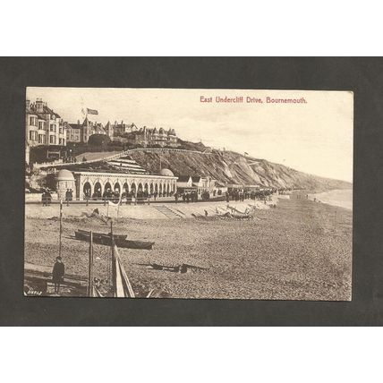 Postcard Bournemouth Dorset East Undercliff Drive