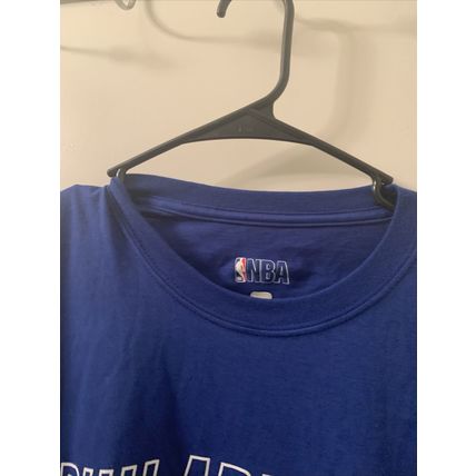 NBA Men's Blue Long Sleeve T-Shirt Philadelphia 76ers Size Small