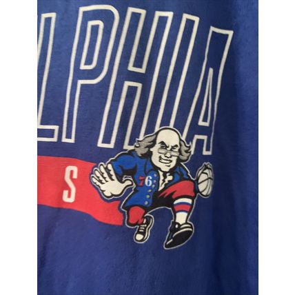NBA Men's Blue Long Sleeve T-Shirt Philadelphia 76ers Size Small