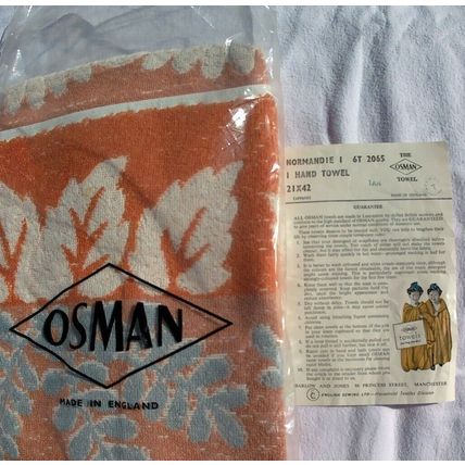 VINTAGE OSMAN TOWEL IN NORMANDIE DESIGN