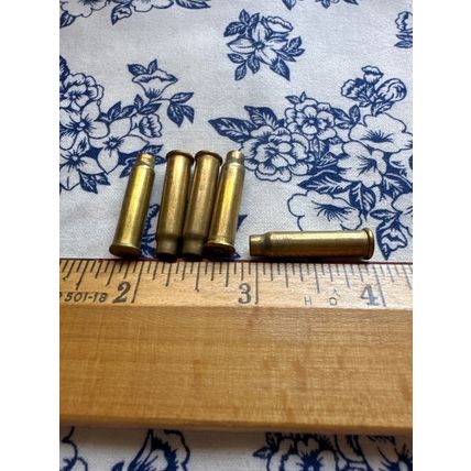 22 Long Rifle Empty Brass Shell Casings 5 Pieces for Crafting Supplies