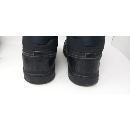 Nike Court Borough Mid Winter TRIPLE BLACK AA0547-002 Size 7