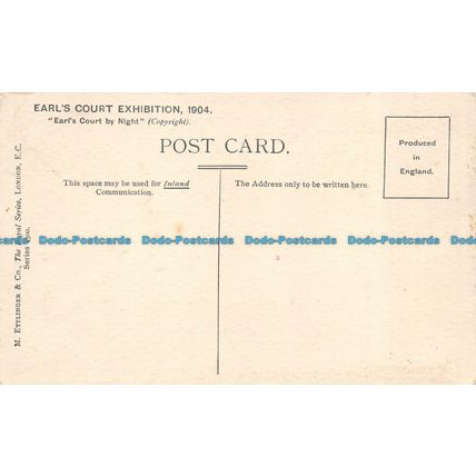 R137821 Earls Court Exhibition. 1904. M. Ettlinger. The Royal Series. Series 430
